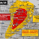First Look at Tornado Outbreak Potential on Monday in Parts of the Midwest, Plains